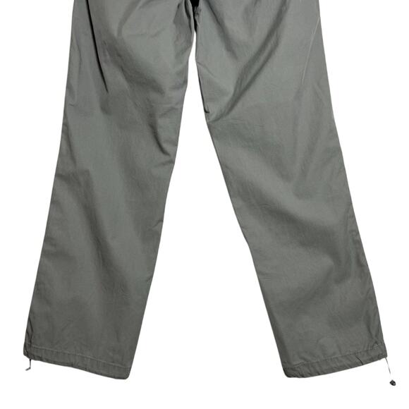 G1 G-One Goods Parachute Crop Pant SIZE 2 Gray Green Pull-Stop Ankle Cotton - Picture 11 of 12